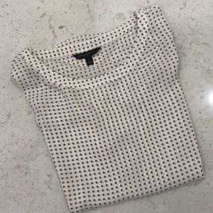 Banana republic dotted blouse